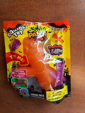 Authentic Halloween Edition Orange Squishy Toy - Sour patch kids